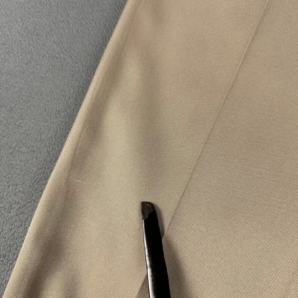 Polo Ralph Lauren Pants Slacks 36x32 Beige Pleated Cuffed Polyester Old Money